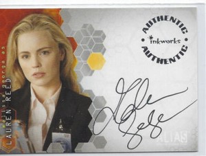 2004 MELISSA GEORGE Inkworks Alias Season 3 A20 As Lauren Reed AUTOGRAPH AU