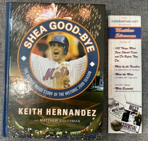 KEITH HERNANDEZ MATTHEW SILVERMAN SHEA GOODBYE - SIGNED BOOK NEW YORK METS - Picture 1 of 3