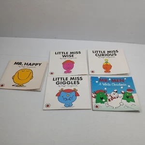 Little Miss / Little Men  Mix  Bundle x 5 Small Book Bundle Roger Hargreaves - Picture 1 of 14