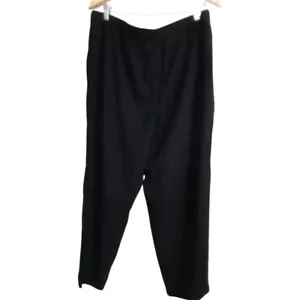 banana republic pantalone pantalone donna XL nero lagenlook casual ufficio vacanza y2k - Foto 1 di 8