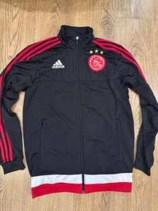 AJAX 2015 2016 JACKET TRAINING TRACK FOOTBALL SOCCER ADIDAS S18385 MENS SIZE S - Picture 1 of 17
