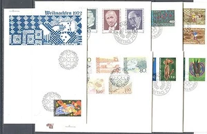 LI - LIECHTENSTEIN 1972 FDC year set without souvenir sheet - Picture 1 of 1