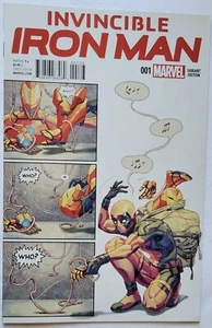 INVINCIBLE IRON MAN #1 PUTRI DEADPOOL PARTY VARIANT MARVEL 2015 NM - Picture 1 of 1