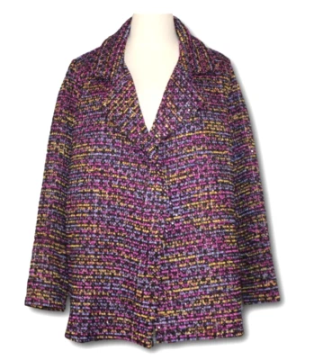 Chaqueta Forrada Frente Abierto SLINKY BRAND (1X) Lentejuelas Multicolor LN Foto 1 de 3