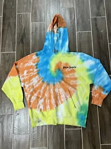 Authentic Palm Angels Tie Dye Hoodie Sweatshirt Oversized Large Hip Pop - Bild 1 von 9