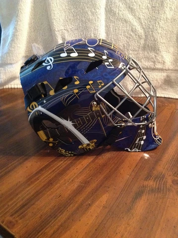NHL St Louis Blues Youth Goalie Mask Franklin GFM 1500 Cover