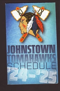 Johnstown Tomahawks 2024-25 horario de bolsillo UMPC plan de salud NAHL - Imagen 1 de 1