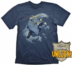 Official Dota 2 Bat Rider Brown T-Shirt Adult Large inc Digital Code - NEW - Picture 1 of 1