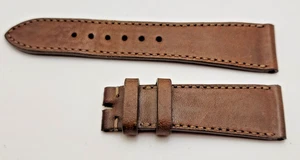 NEW? Authentic Veblenist Matte Brown Leather watch strap 19/15mm,63+102mm - Picture 1 of 2