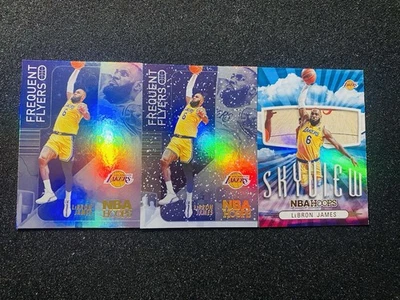 2022-23 Panini NBA HOOPS Frequent Flyers Holo , Winter,Skyview Holo Lebron James - Image 1 of 4