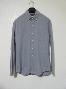 Camicia A Day's March personalizzata grigia leggera in flanella con bottoni piccola - Foto 1 di 8