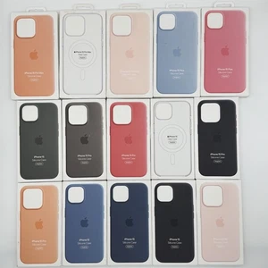 FUNDA OFICIAL ORIGINAL APPLE IPHONE 15 / PRO / PRO MAX / PLUS SILICONA MAGSAFE  - Imagen 1 de 37