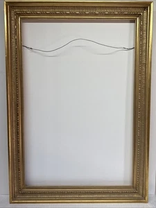 Cornice portafoto vintage foglia oro 24x36 classica vittoriana cornice oro luminosa - Foto 1 di 24