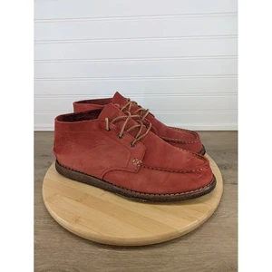 Danner Chukkas Rot Wildleder Leder Schnürstiefel Herren Größe 11,5 D Bossa Nova - Bild 1 von 9