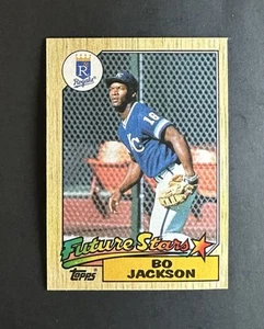 1987 Topps Bo Jackson #170 Future Stars Rookie RC Kansas City Royals - Bild 1 von 2