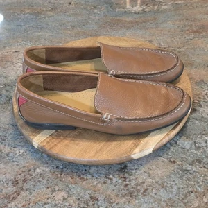 Footjoy Club - Mens Size 10.5 - Brown Leather Casual Dress Loafers Shoes - Picture 1 of 10