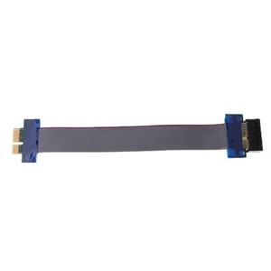 pci-e 1x riser card extendeur câble ruban câbles flexibles adaptateur cordon - Photo 1/7