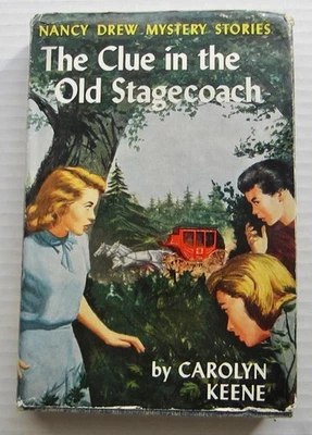 Nancy Drew #37 Clue In The Old Stagecoach ~ 1960A-1 Carolyn Keene Mystery DJ 1st - Image 1 of 4