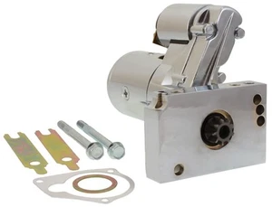 New Starter Chrome! SBC BBC CHEVY Hi Torque MINI 153/168 TOOTH Race Car - Picture 1 of 9