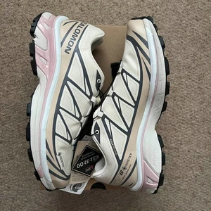 Salomon XT-6 GORE-TEX Almond Milk Mauve - Size UK9.5 - Brand New ✅ - Picture 1 of 5