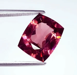 Natural Padparadscha Sapphire 10 Ct Cushion Cut Gems Certified Loose Gemstone - Picture 1 of 13