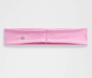 Diadema ancha sin costuras Lululemon Metal Vent Tech rosa marea nueva - Imagen 1 de 6