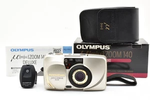 【COMO NUEVO en Caja】Cámara fotográfica Olympus μ mju Zoom 140 Deluxe apuntar y disparar de JAPÓN - Imagen 1 de 14