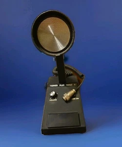 Vintage Turner Plus Three B Desktop Microphone Ham/CB Radio - Not Tested - Zdjęcie 1 z 3