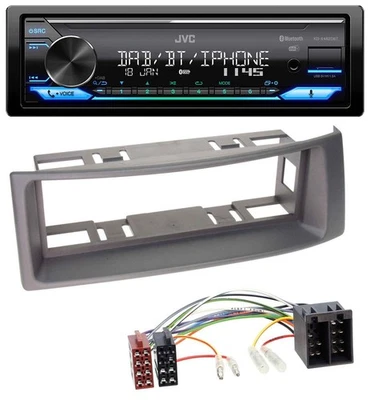 JVC Bluetooth DAB USB MP3 Autoradio für Renault Megane Scenic Classic Cabrio Gra - Bild 1 von 4