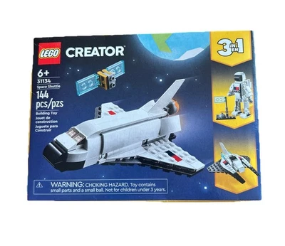 🔥 LEGO 31134 Creator 3 en 1 Transbordador Espacial, Figura de Astronauta, Nave Espacial ~ SELLADO Foto 1 de 3