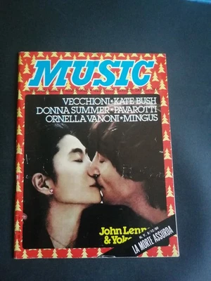 MUSIC RIVISTA MENSILE 22 DICEMBRE 1980 MORTE DI JOHN LENNON EDIZIONI LETI - Immagine 1 di 2
