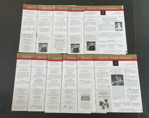 Cunard Queen Mary 2 Ocean Liner Memorabilia Cruise Programmes 2006 Complete - Picture 1 of 12