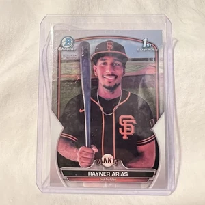 2023 Bowman Chrome Rayner Arias #BCP-222 1st Chrome Prospect - Giants - Picture 1 of 2