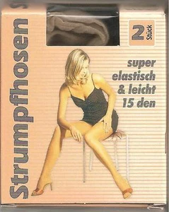 4 Paar 15den Feinstrumpfhosen zart glänzend div. Haut-Farben Gr. 36-40 bis 44-46 - Bild 1 von 1