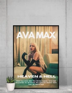 Ava Max Heaven and Hell Album Poster Pop Diva Art Print Room Decor Gift - Picture 1 of 4