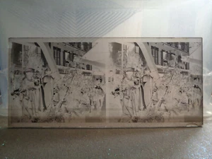 FOTOPLATTE GLAS STEREO DREUX CAVALCADE NR. 4 - Bild 1 von 1