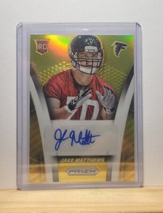 2014 Panini Prizm GOLD Prizm Rookie #AR-JM Jake Matthews /50 SP!