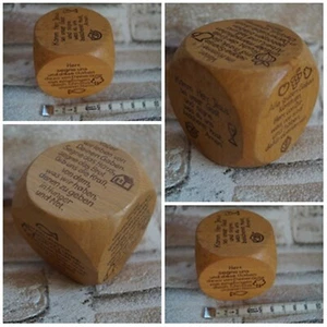 ✿ Gebetswürfel aus Holz - TISCHGEBETE ✿ für Kinder und die ganze Familie ✿ - Bild 1 von 4