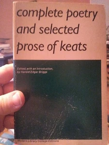 Komplette Poesie und ausgewählte Prosa von Keats (moderne Bibliothek - Bild 1 von 2