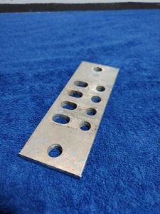 Blechmantel KUPFER Sammelschiene 2x6" Bodenschiene 3/8 Bolzen für 1&2-Loch Ösen 0,75-1" SP GEBRAUCHT - Bild 1 von 6