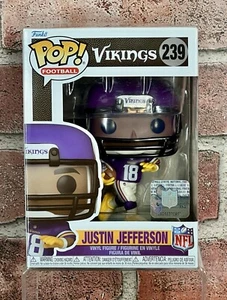 Funko Pop! NFL Vikings Justin JeffersonVinyl Figure #239 NEW - Picture 1 of 8