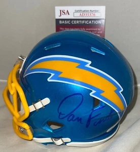 Dan Fouts San Diego Chargers signed Flash mini helmet autographed JSA - Picture 1 of 2