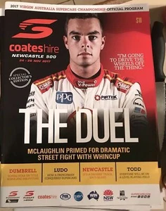 NEWCASTLE V8 PROGRAM 2017 LAST RACE BRAND NEW PROGRAM McLAUGHLIN WHINCUP - Picture 1 of 1