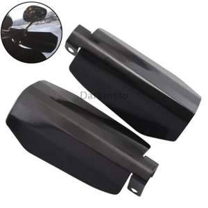 Motorcycle Black Coffin Cut Hand Guard Guards For Harley Baggers Sportster Dyna - Bild 1 von 12