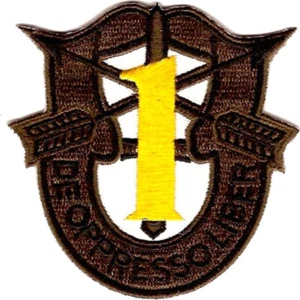 1st Special Forces Group Crest OD Yellow Patch - Bild 1 von 6