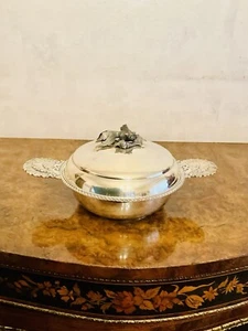 centrotavola argento 800 Zuppiera Argentiere 793 Milano - Foto 1 di 8