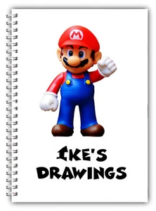 NUEVO BLOC DE DIBUJOS PERSONALIZADO A5/LIBRO DE BOCETOS A5/DOODLE PAD MARIO STAR WARS 01 - Imagen 1 de 5