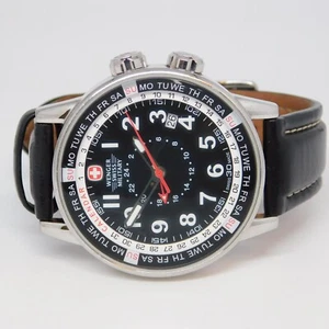 Wenger Swiss Military 7904X/T Swiss Made Quarz Analog Herrenuhr neue Batterie - Bild 1 von 10