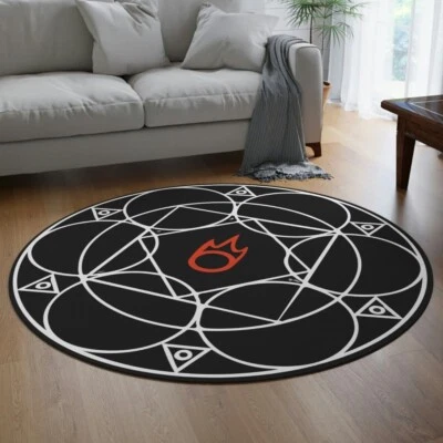 Final Fantasy XIV Black Mage Ley LinesRound Rug 60'' Diameter - Image 1 of 2
