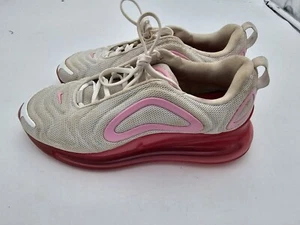 Nike Air Max 720 White Pink AR9293-103 Sz 9 Preowned Poped Bubble  - Picture 1 of 9